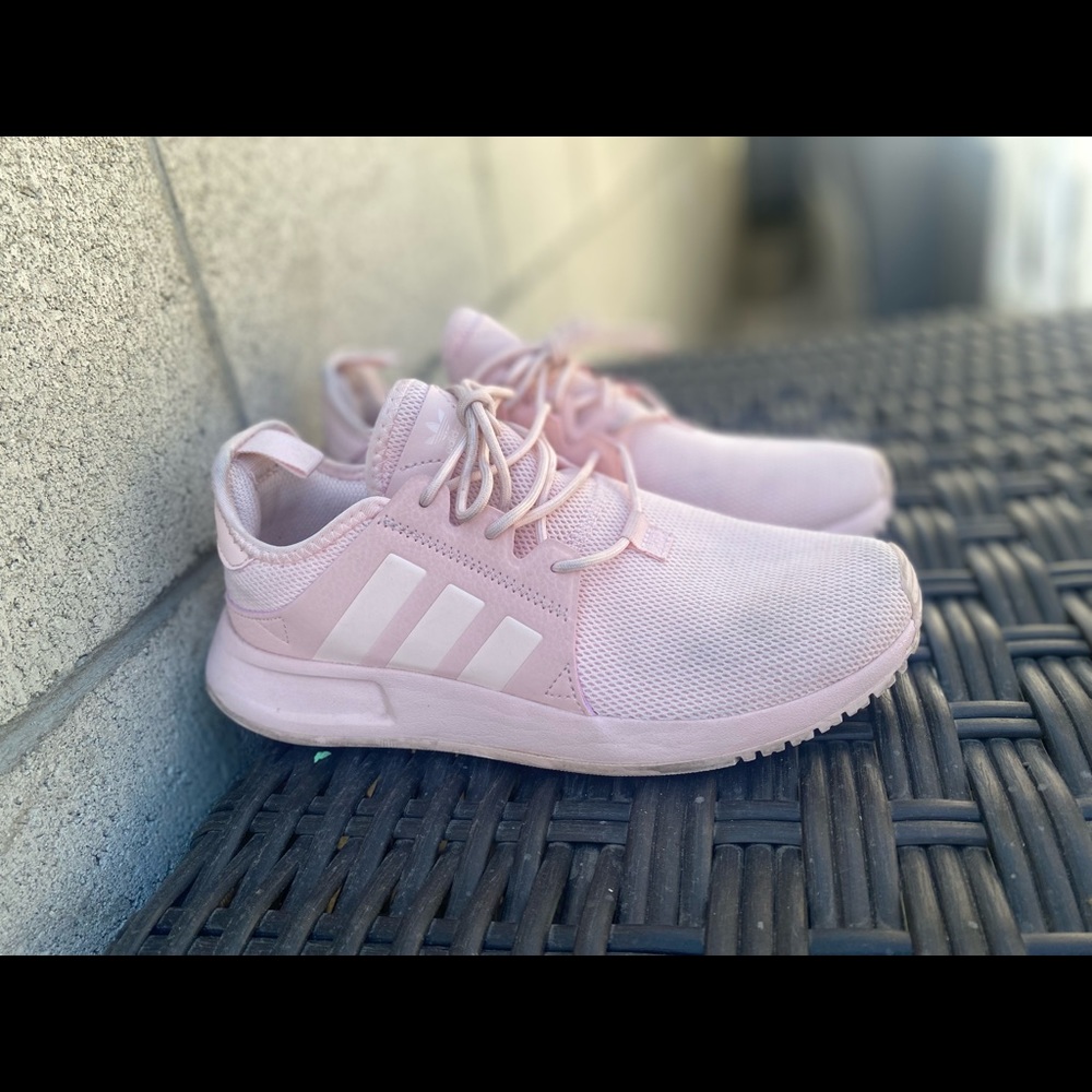 Pink Adidas sneakers